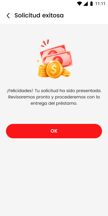 Paso 3: Resultado de solicitud